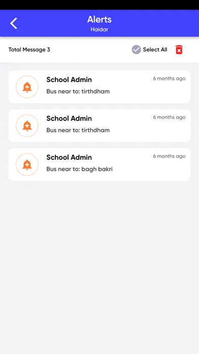 Capturas de tela do School Bus Tracking Pro