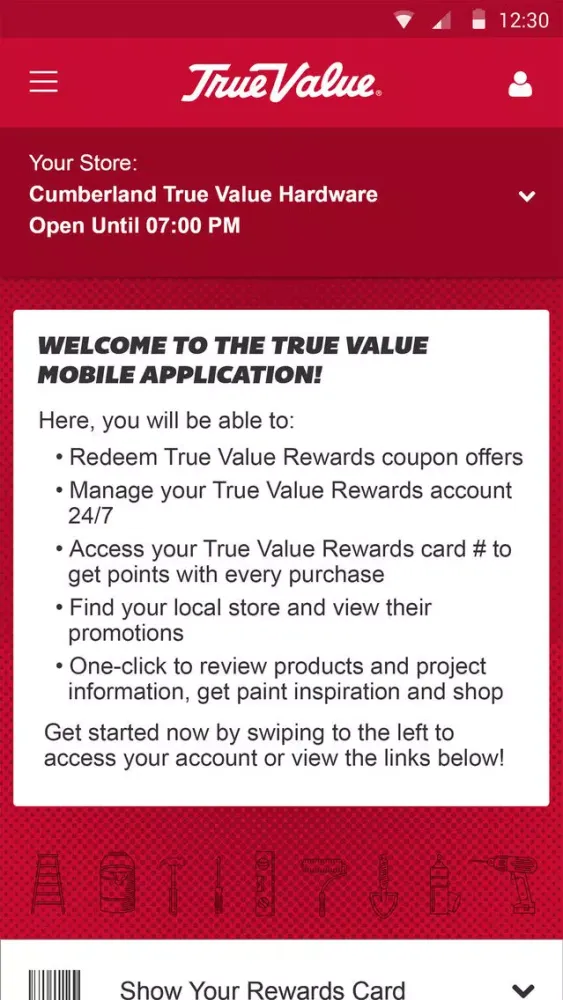 True Value Consumer Mobile App Ekran Görüntüleri