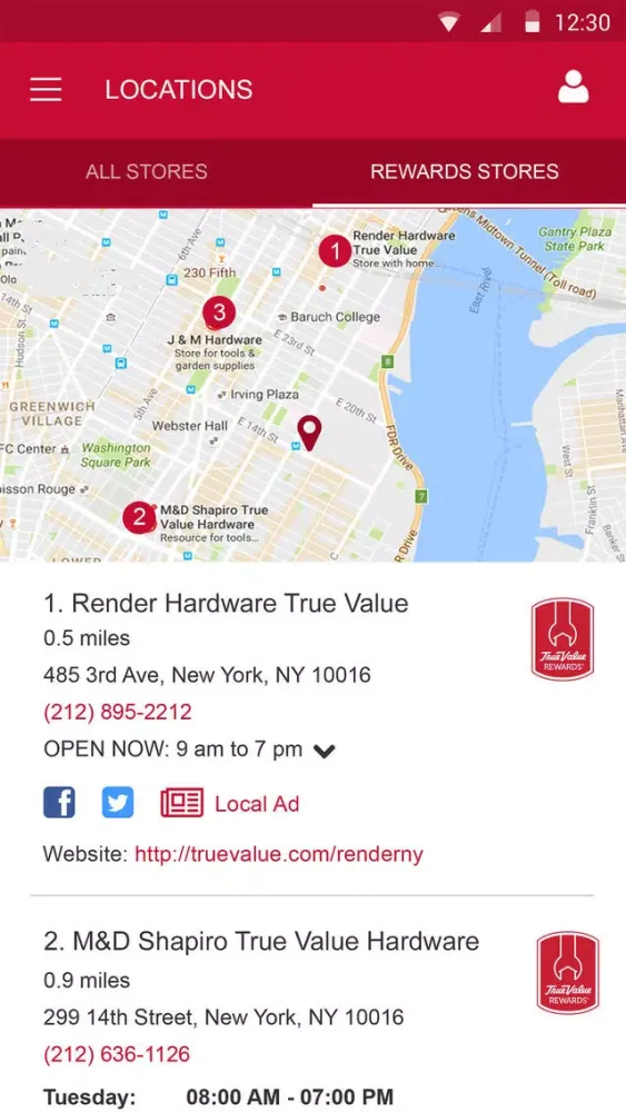 True Value Consumer Mobile App Ekran Görüntüleri
