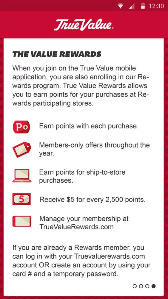 True Value Consumer Mobile App Ekran Görüntüleri