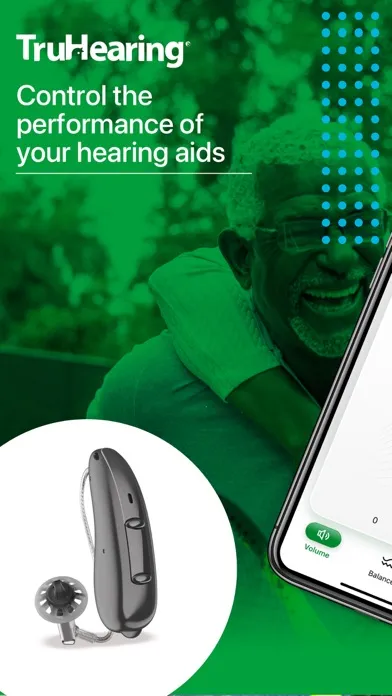 Screenshot di TruHearing App