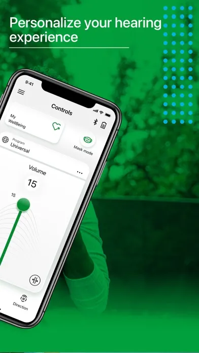 Screenshot di TruHearing App