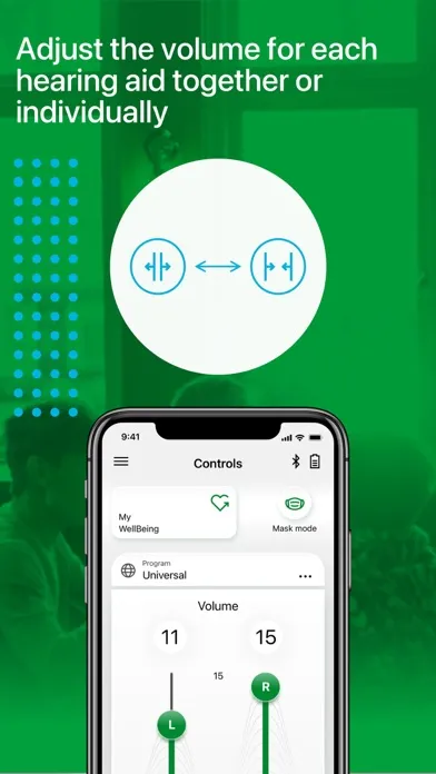 Screenshot di TruHearing App