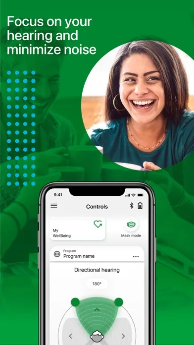 Screenshot di TruHearing App