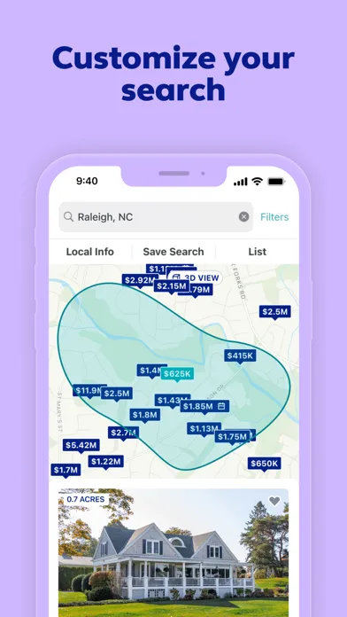 Captures d'écran de Trulia Rentals