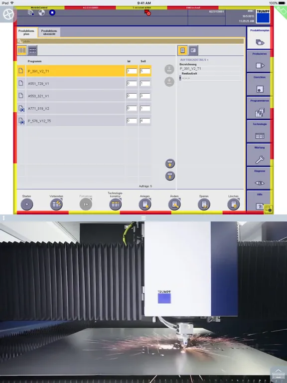 MobileControl App iPad 应用截图