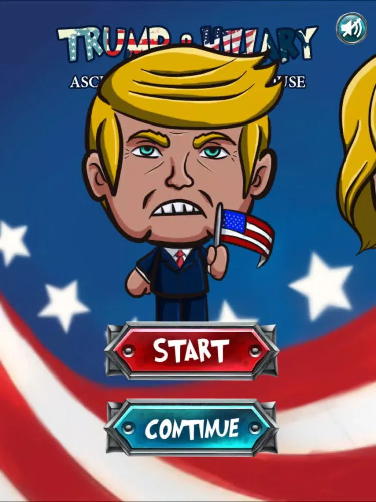 Скриншоты Trump and Hillary iPad 
