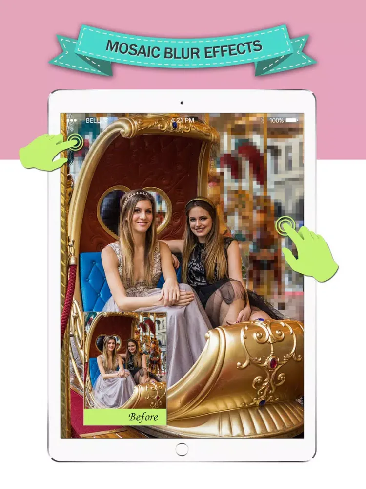 Quick Blur Pic & Pixelate Tool iPad  Ekran Görüntüleri