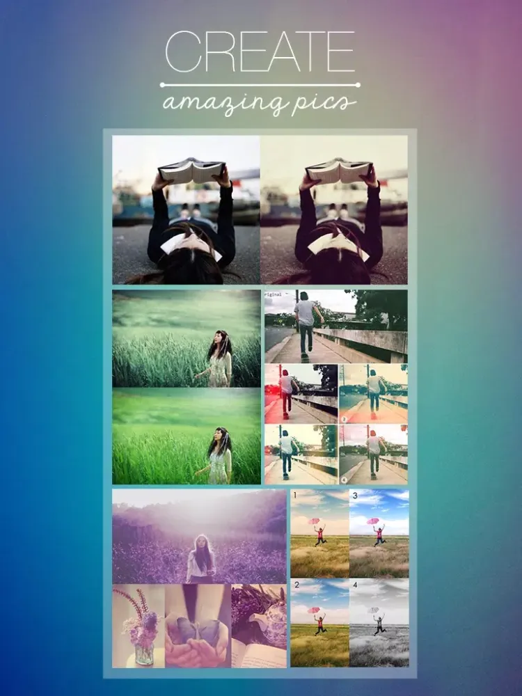 Ảnh chụp màn hình của Photos Caption - Add pic effect, text labels, stickers and more... iPad 
