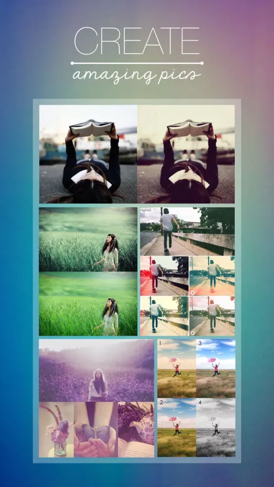 Ảnh chụp màn hình của Photos Caption - Add pic effect, text labels, stickers and more...