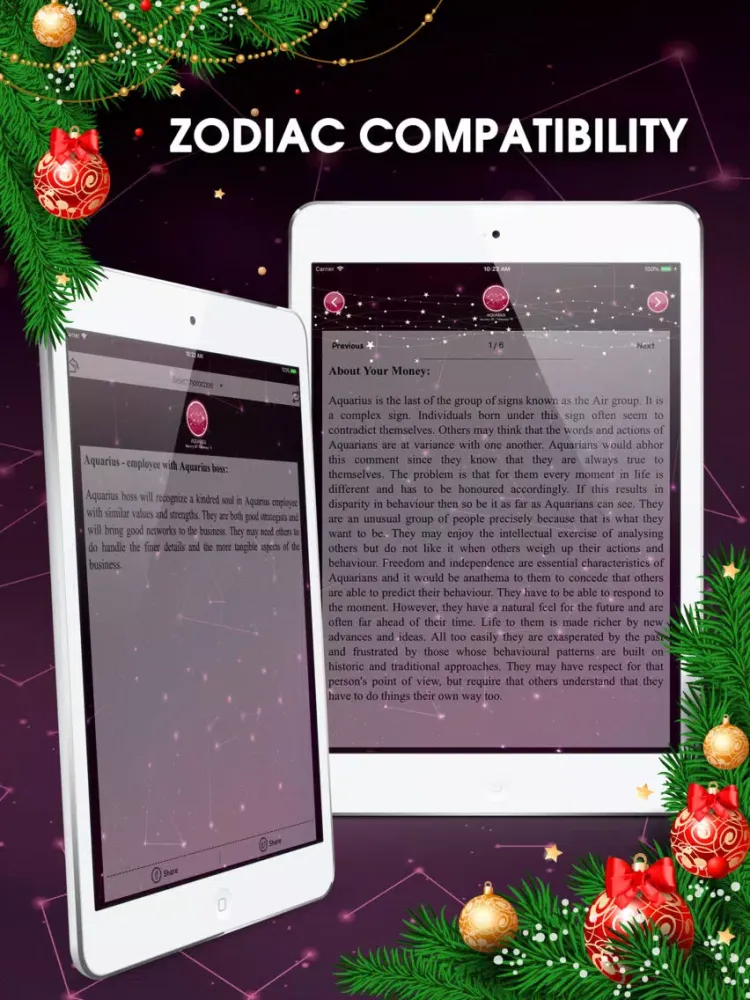 Ảnh chụp màn hình của Easy Zodiac Star Signs Pro iPad 
