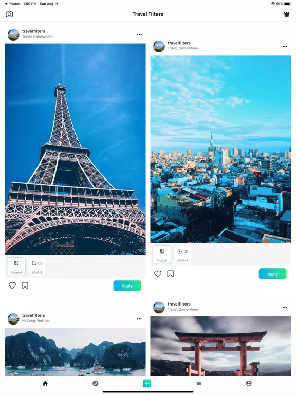 Travel Filters, Analog Presets Screenshots