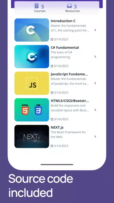 CGoDev - Online Learning سکرین شاٹس