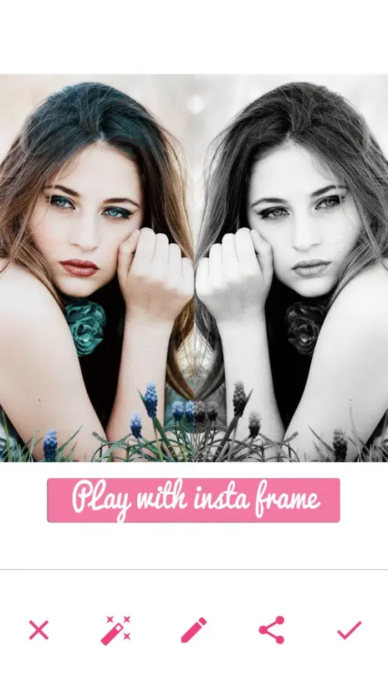 Selfie Play - Add doodle text filters after photo Ekran Görüntüleri