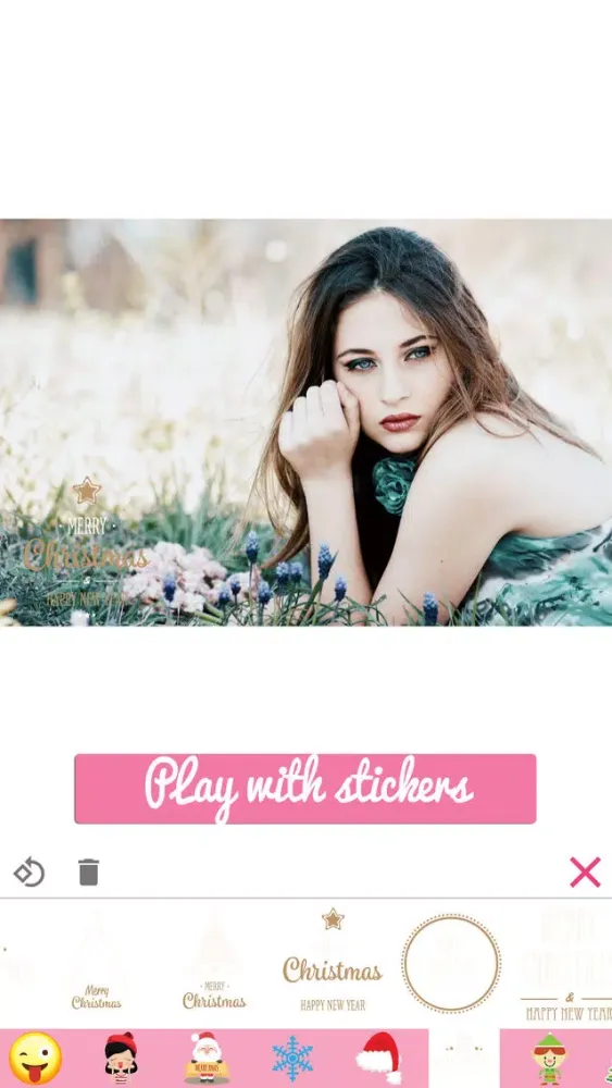 Selfie Play - Add doodle text filters after photo Ekran Görüntüleri
