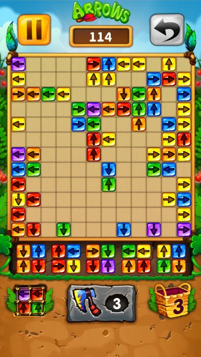 Ảnh chụp màn hình của Arrows: Colored game