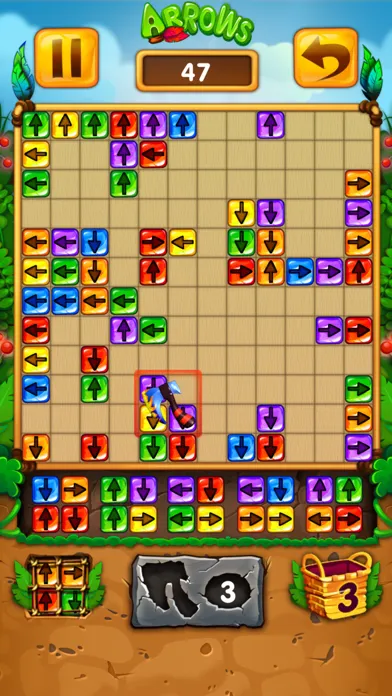 Ảnh chụp màn hình của Arrows: Colored game