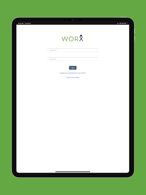 Zrzuty ekranu MyWorx iPad 