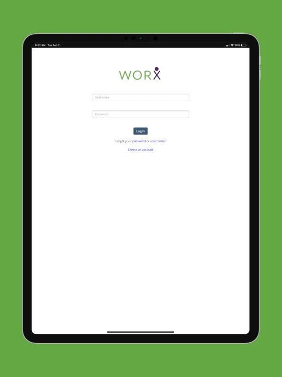 MyWorx iPad  Screenshots