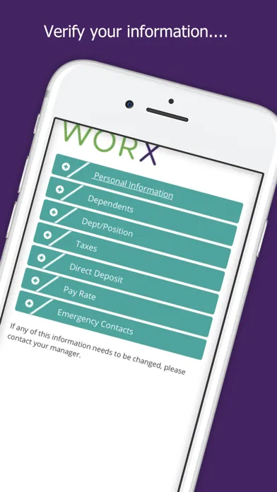 MyWorx Screenshots