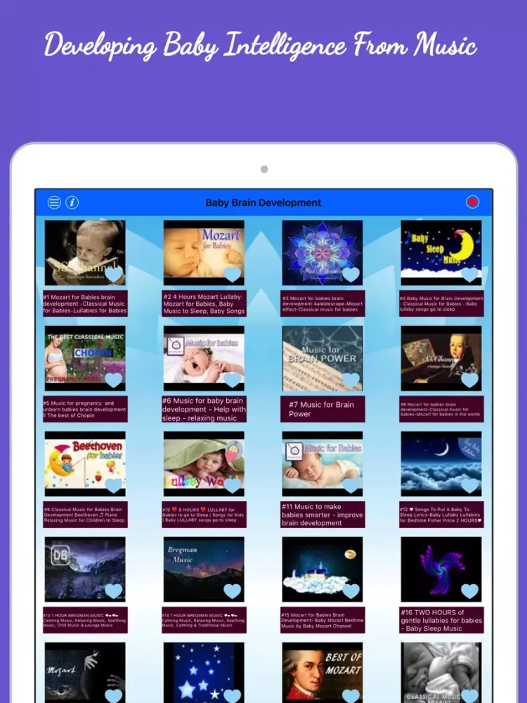 صور BabyHappy - Deep Relaxation, Brain Development iPad 