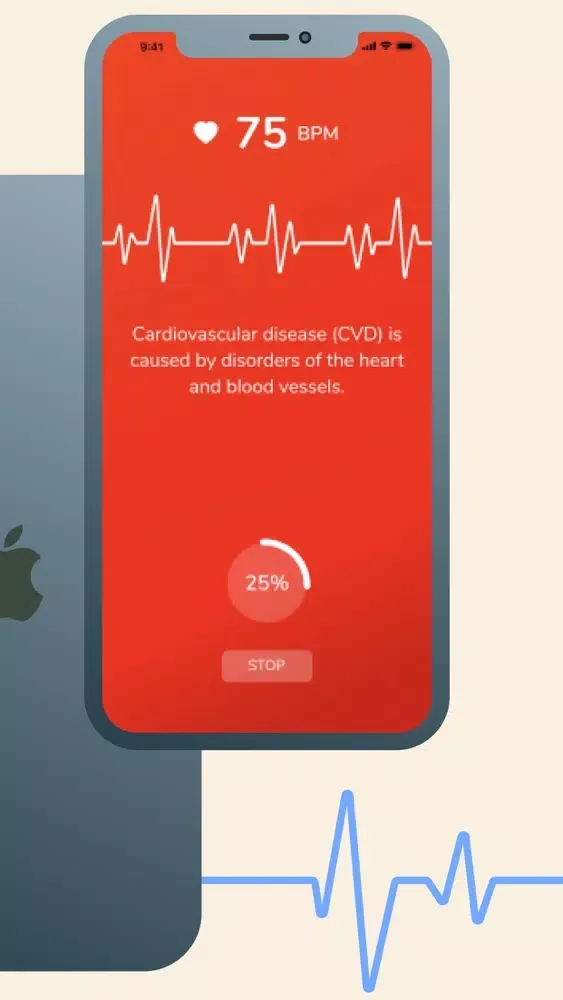 Captures d'écran de Heart Rate Plus: BPM Monitor