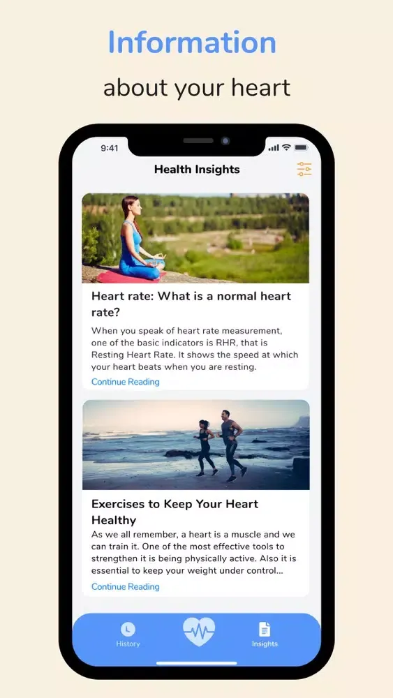 Captures d'écran de Heart Rate Plus: BPM Monitor