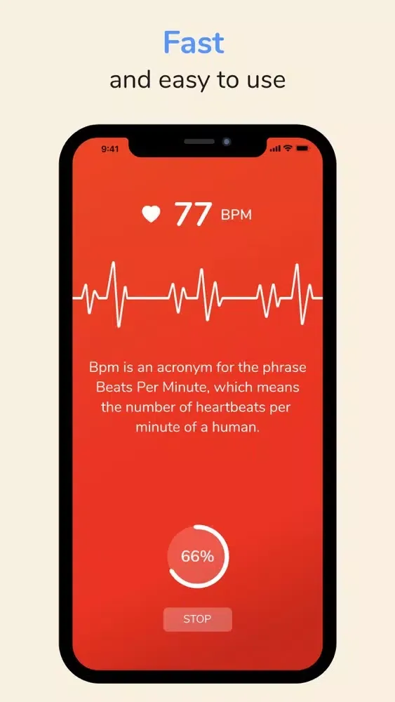 Captures d'écran de Heart Rate Plus: BPM Monitor