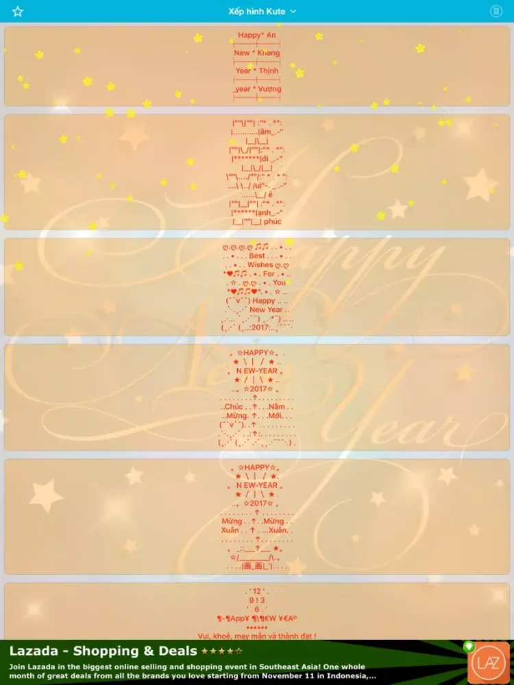 Screenshot di Tin Nhắn Chúc Tết 2019 iPad 