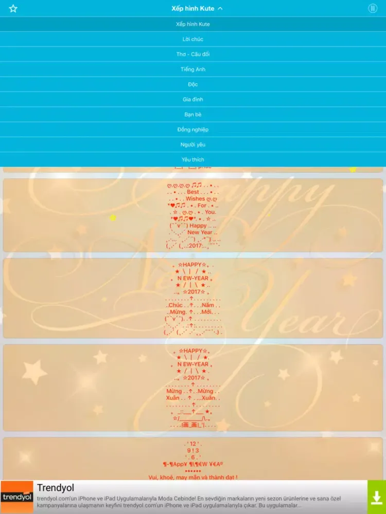 Screenshot di Tin Nhắn Chúc Tết 2019 iPad 