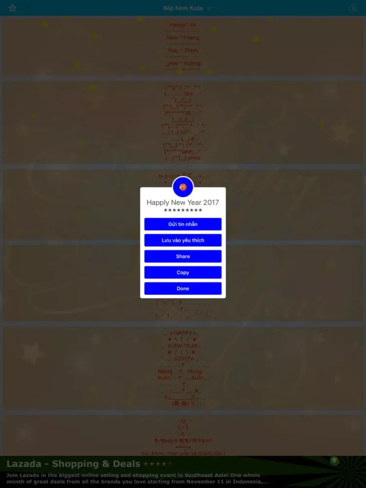 Screenshot di Tin Nhắn Chúc Tết 2019 iPad 