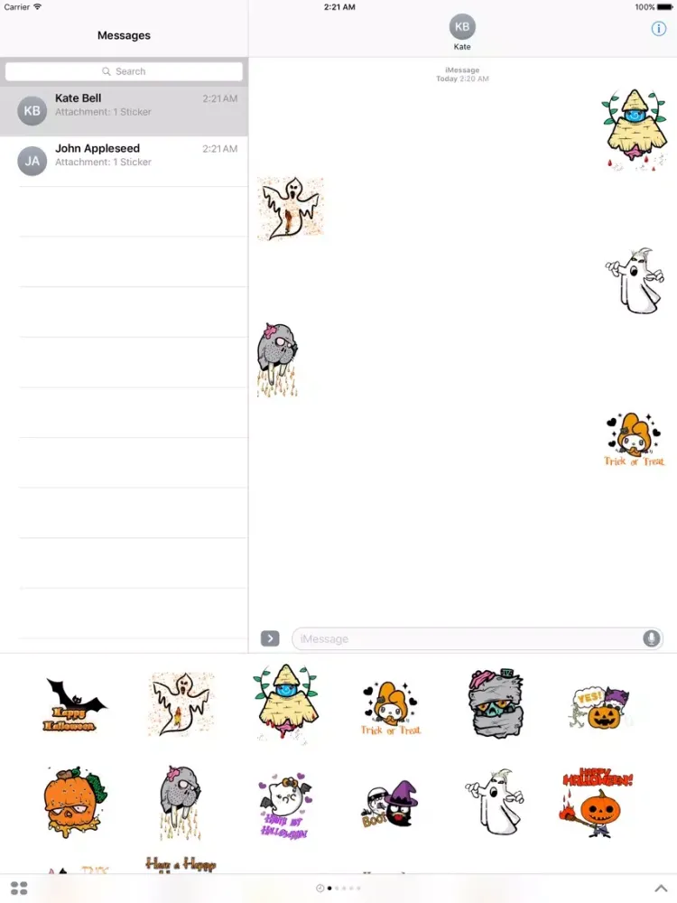 Capturas de pantalla de Hallo Boo iPad 