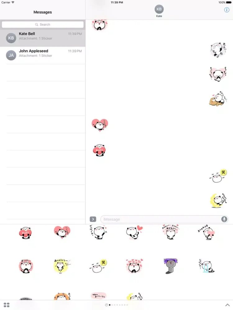Screenshot di Panda Emo iPad 