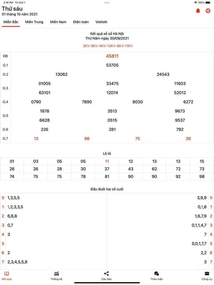 Captures d'écran de Xổ Số 247 iPad 