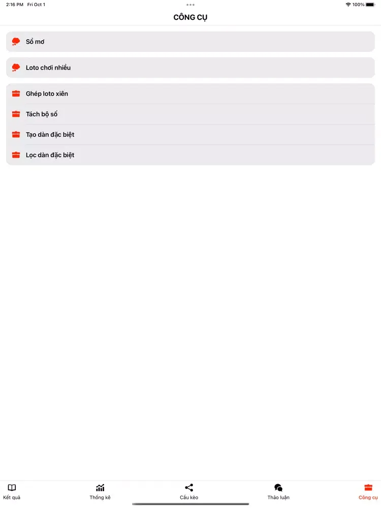 Captures d'écran de Xổ Số 247 iPad 