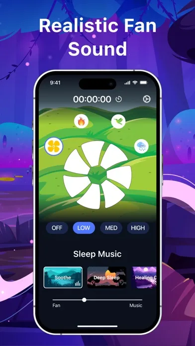 Bedtime Fan: White Noise Sound スクリーンショット