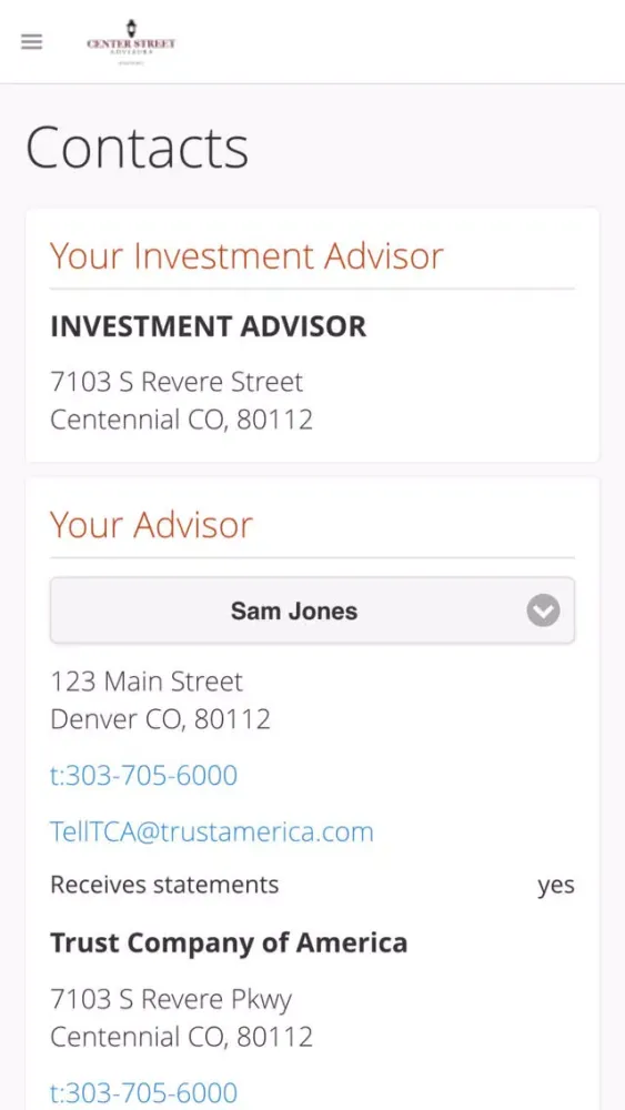 صور Center Street Advisors, Inc.