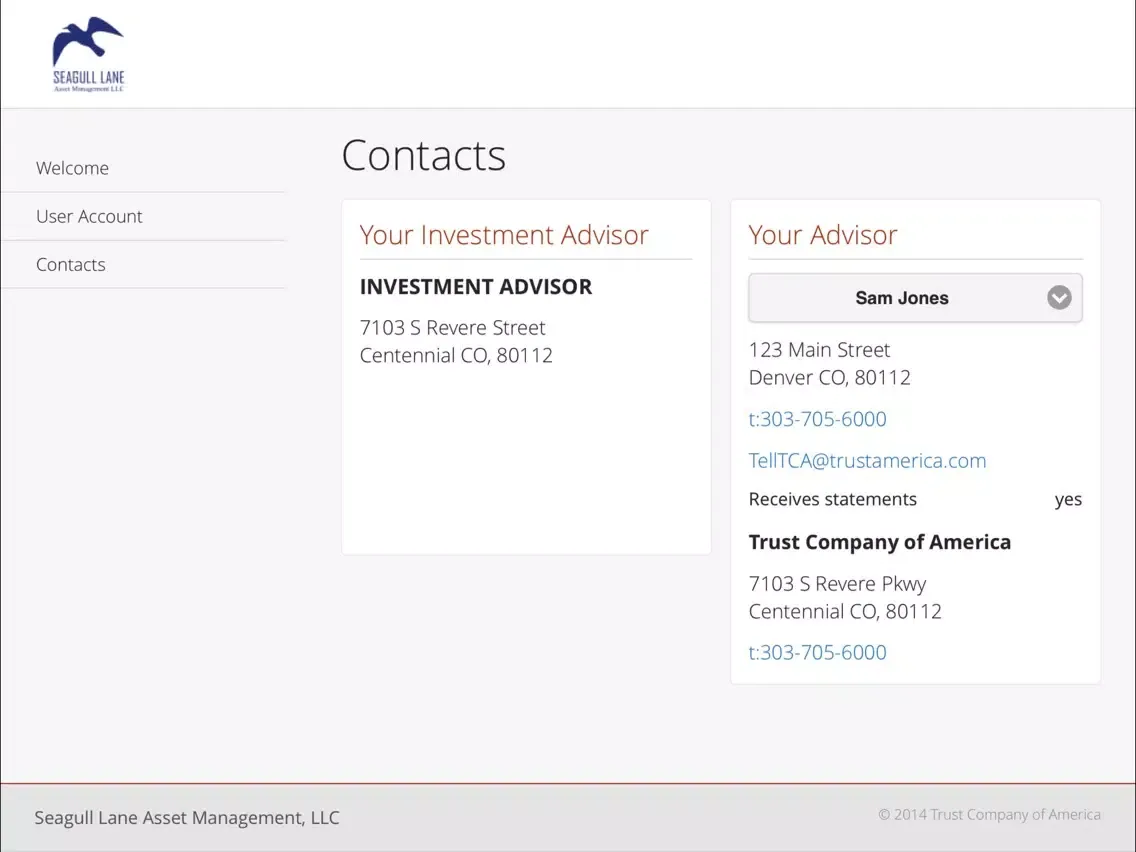 Seagull Lane Asset Mgmt., LLC iPad 应用截图