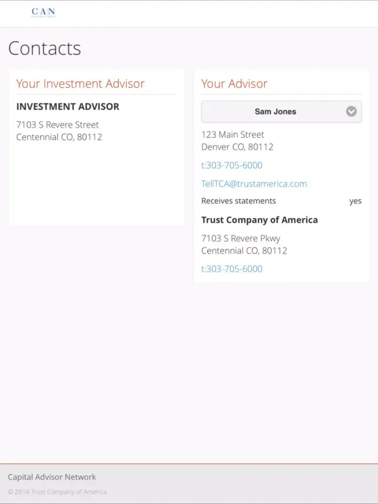 Capital Advisor Network iPad 應用截圖