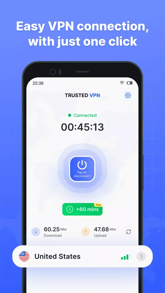 Captures d'écran de Trusted VPN