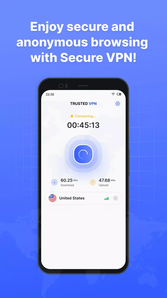 Captures d'écran de Trusted VPN