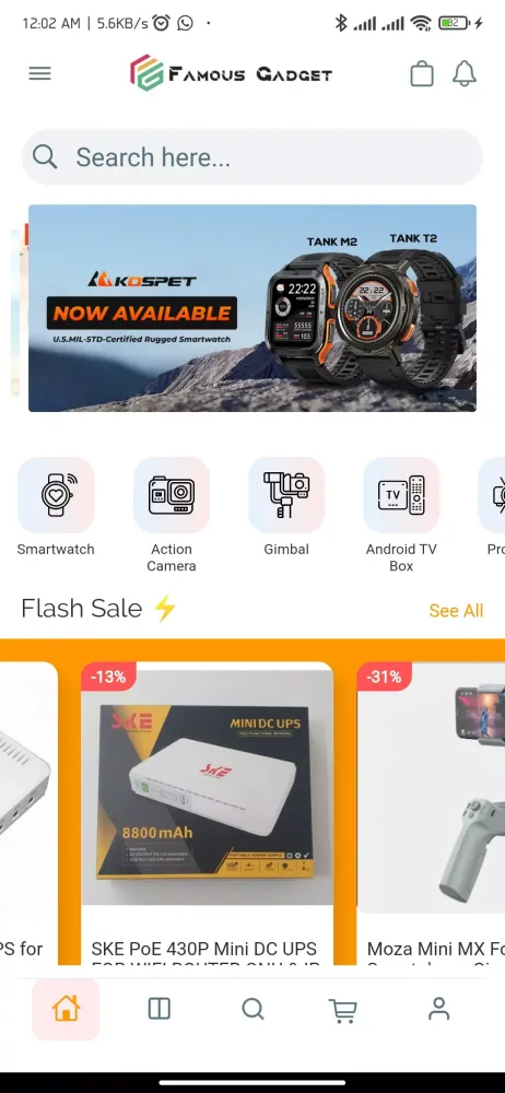 Famous Gadget Ekran Görüntüleri