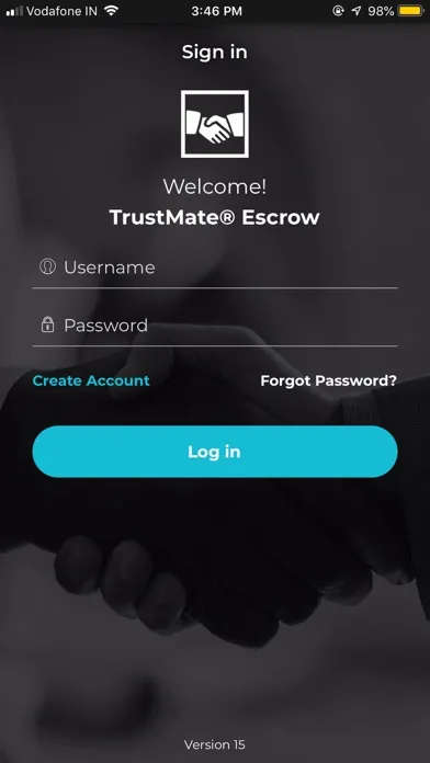 Zrzuty ekranu TrustMate® Escrow