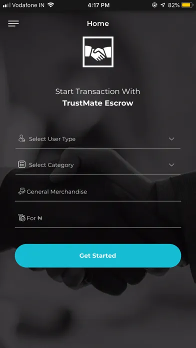 Zrzuty ekranu TrustMate® Escrow