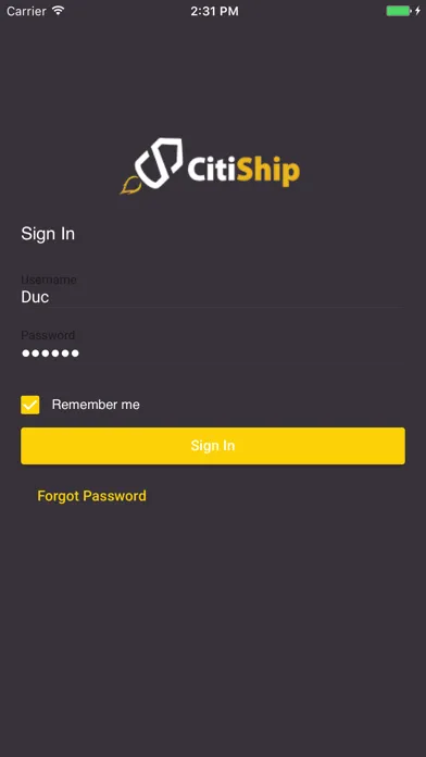 Citiship应用截图