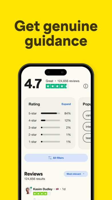 Captures d'écran de Trustpilot: Reviews & Ratings