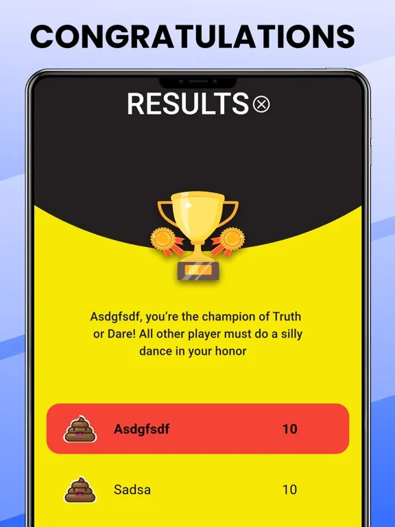 Zrzuty ekranu Truth or Dare Couple Questions iPad 