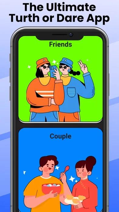 Zrzuty ekranu Truth or Dare Couple Questions