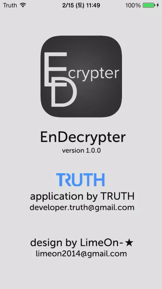 Tangkapan layar EnDecrypter