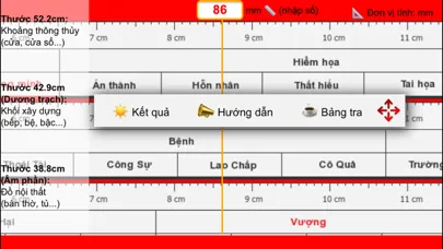 ภาพหน้าจอของ Thước Lỗ Ban - Phong thủy